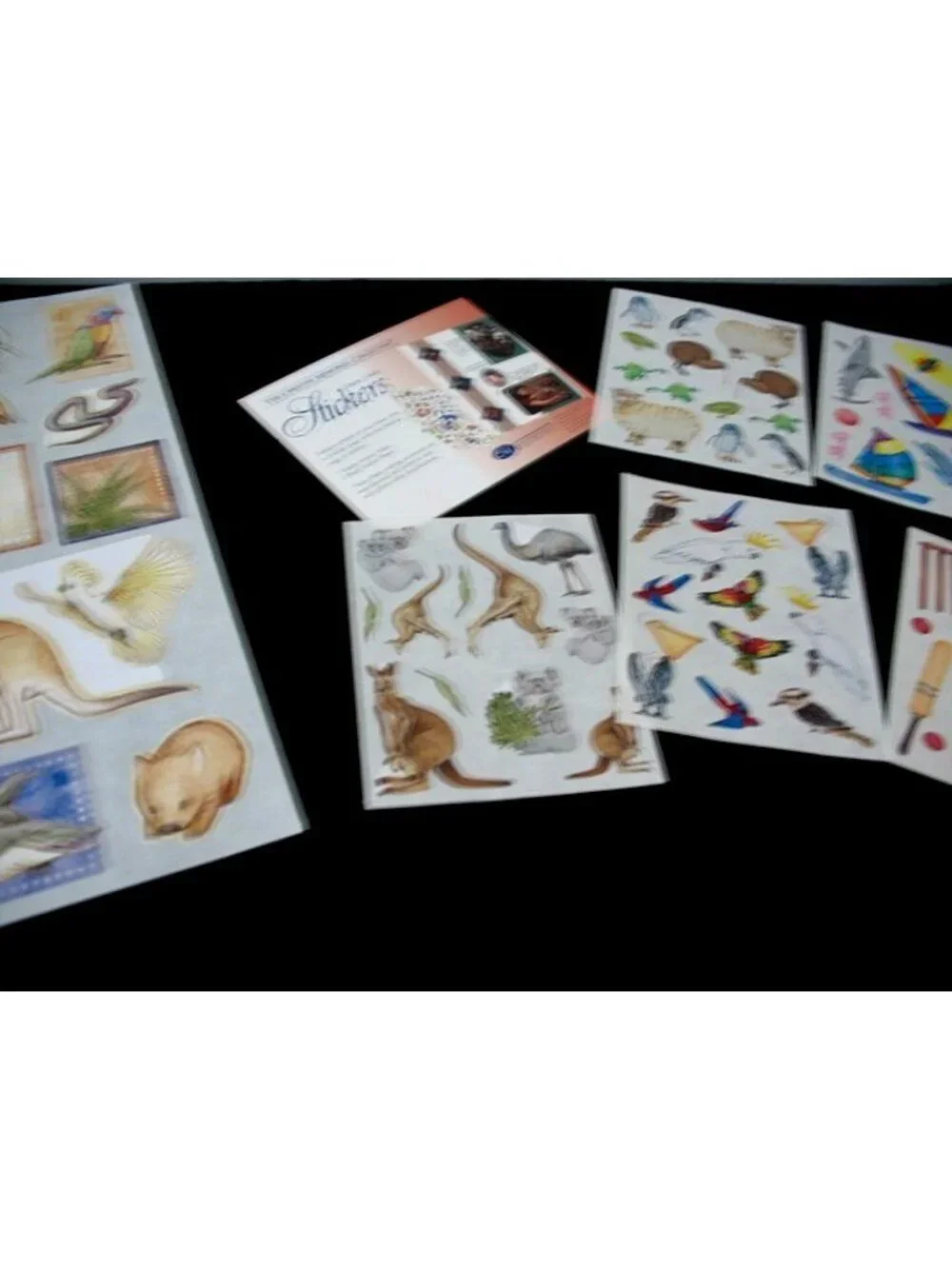 2 pkg new Creative Memories Aussie& Kiwi Adventures Stickers 2 sheets& DownUnder